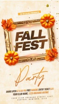 Amarelo Fall Fest Event Instagram Story Template