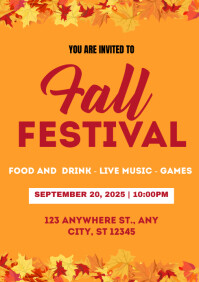 Fall Fest Template | PosterMyWall