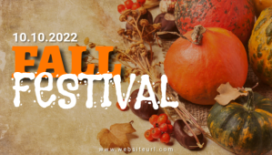 Brown Fall Festival Blogkop Template