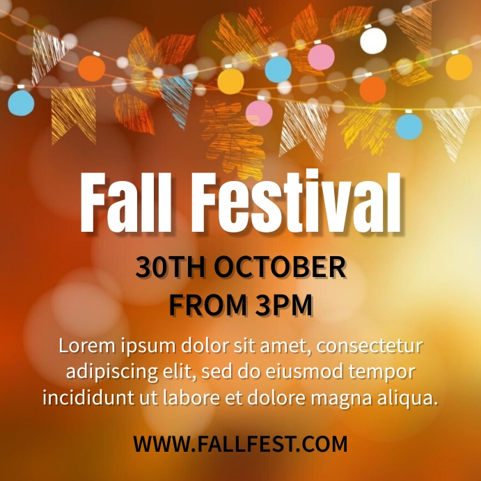Fall Festival Template | PosterMyWall