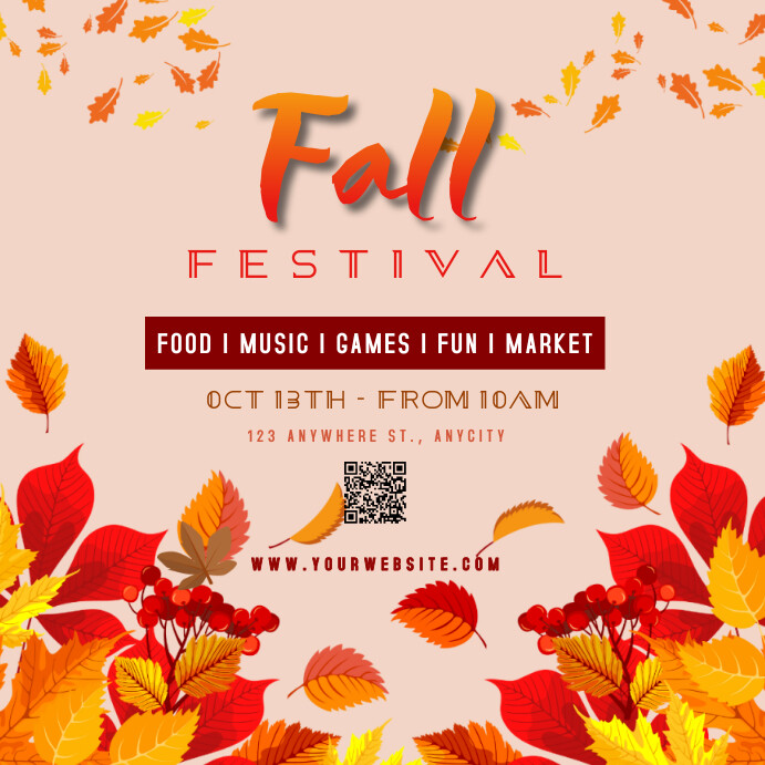 Plantilla de Fall Festival | PosterMyWall