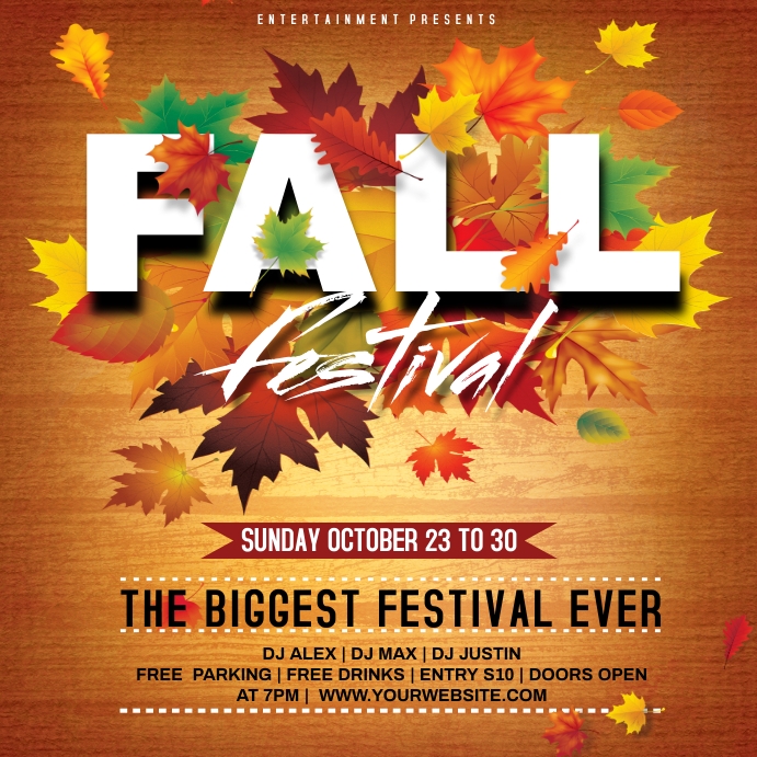 fall festival Template | PosterMyWall