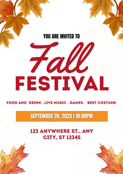 Fall Festival Template | PosterMyWall