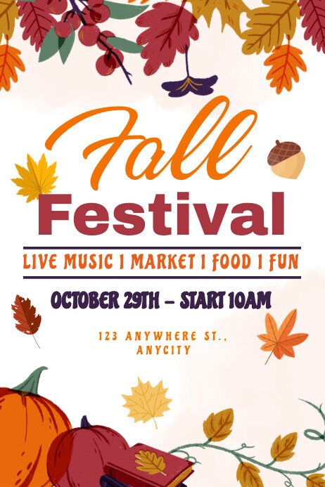 Fall Festival Template | PosterMyWall