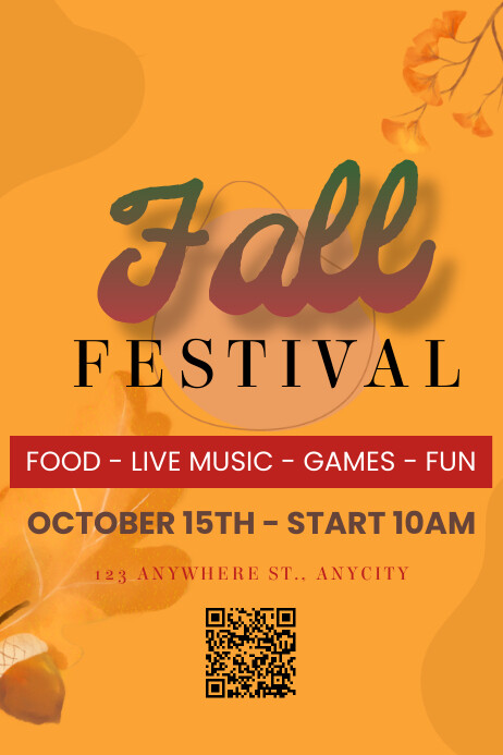 Plantilla de Fall Festival | PosterMyWall