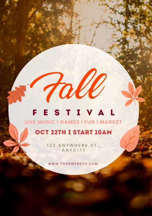 fall festival Template | PosterMyWall
