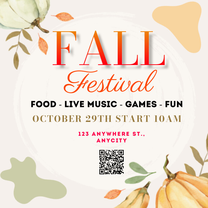 Plantilla de Fall Festival | PosterMyWall