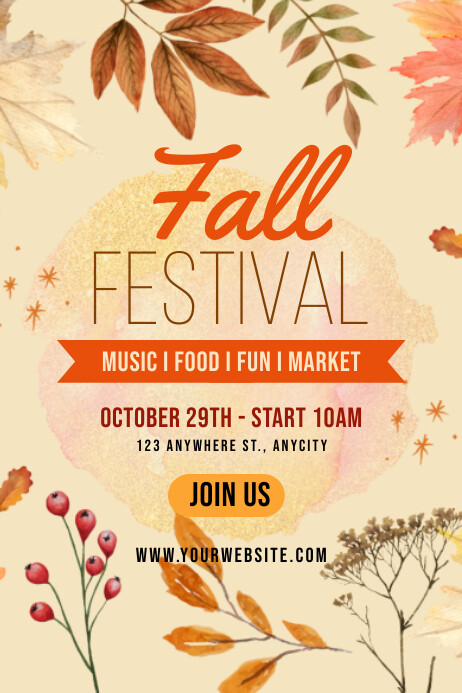 Fall Festival Template | PosterMyWall