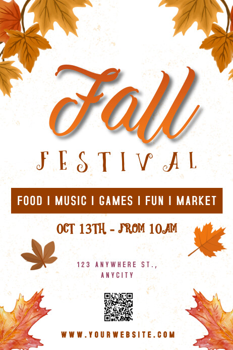 Fall Festival Template | PosterMyWall