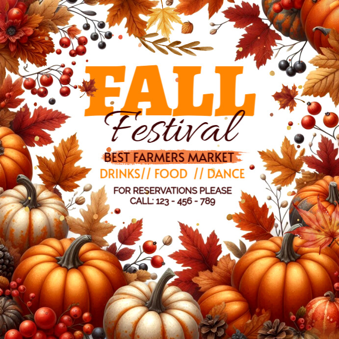 Fall Festival Template | PosterMyWall