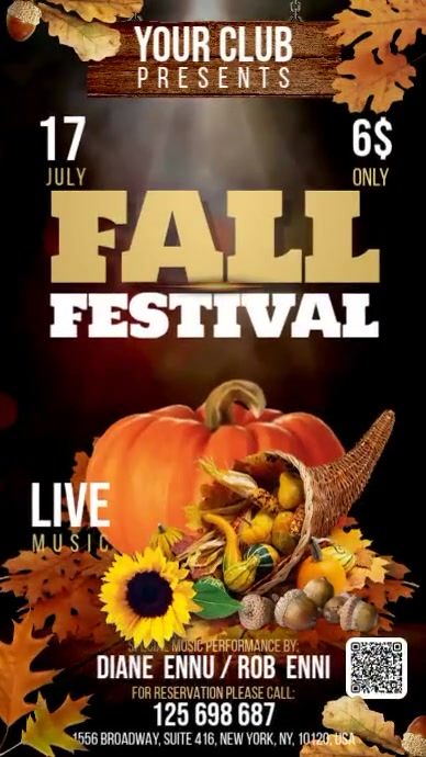 Fall Festival Template | PosterMyWall