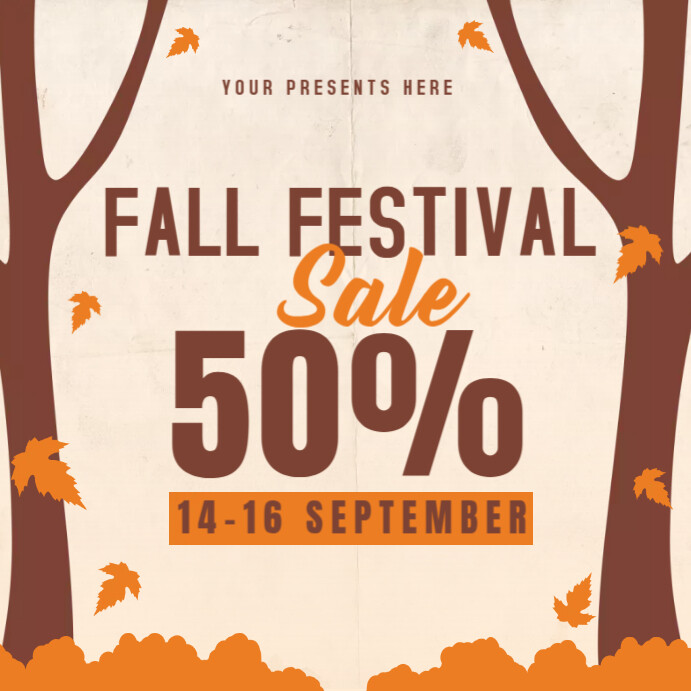 Fall Themed Posts Copy of Fall Festival | PosterMyWall