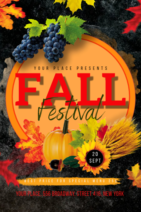 Fall Festival Template | PosterMyWall