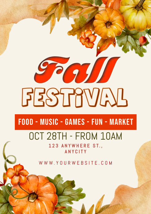 Fall Festival Template PosterMyWall