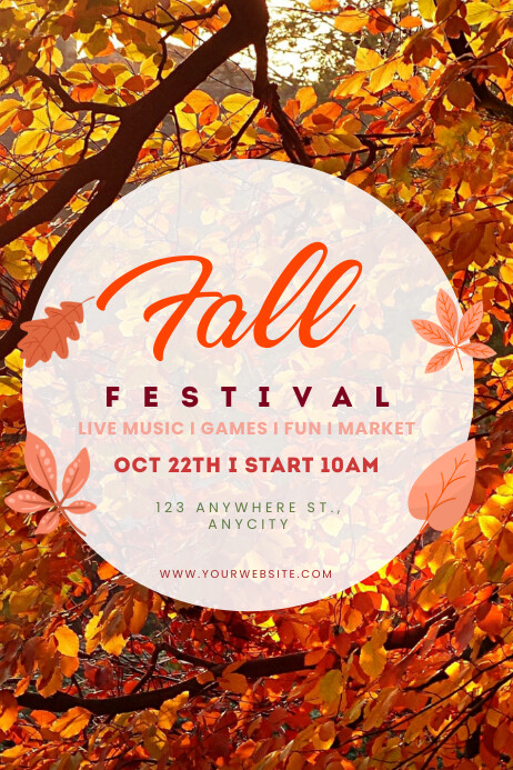fall festival Template | PosterMyWall