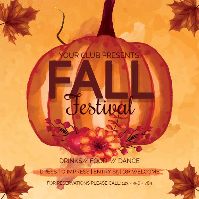 Fall Festival Template | PosterMyWall