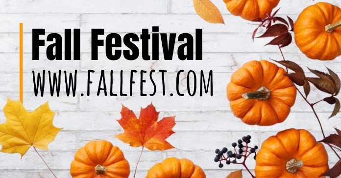 Fall Festival Gambar Bersama Facebook template