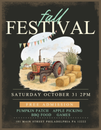 Fall festival Flyer (US Letter) template