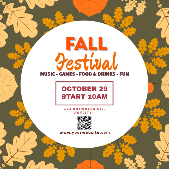 Modèle Fall Festival | PosterMyWall