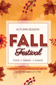 FALL FESTIVAL Template | PosterMyWall
