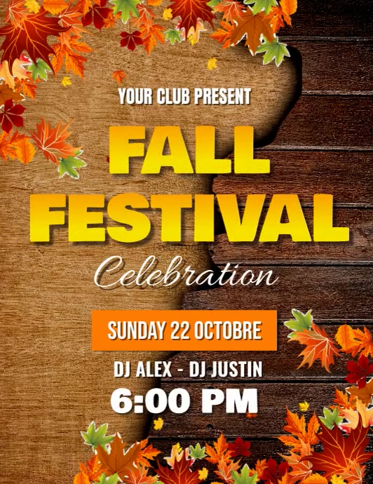 FALL FESTIVAL Template | PosterMyWall