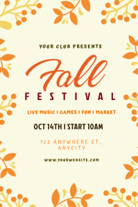 fall festival Template | PosterMyWall