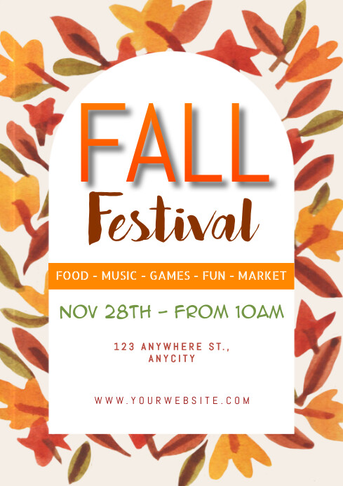 Fall Festival Template | PosterMyWall