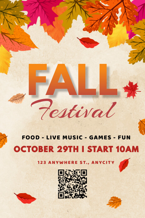 Fall Festival Template | PosterMyWall