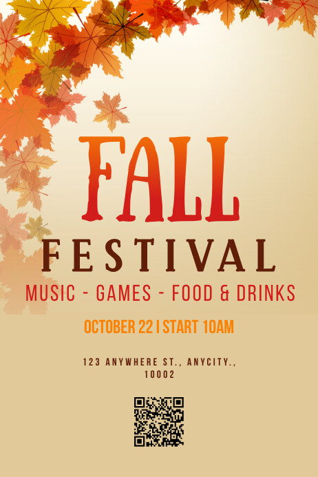 Fall Festival Template | PosterMyWall