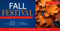 Fall Festival Facebook Shared Image template