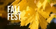 Fall Festival delt Facebook-billede template