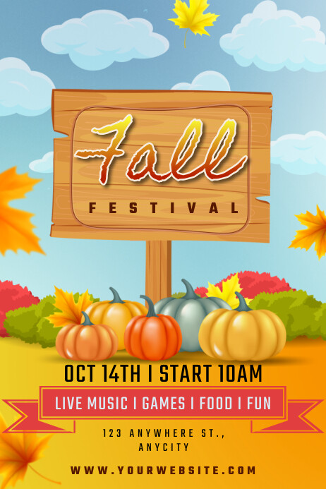 Fall Festival Template | PosterMyWall