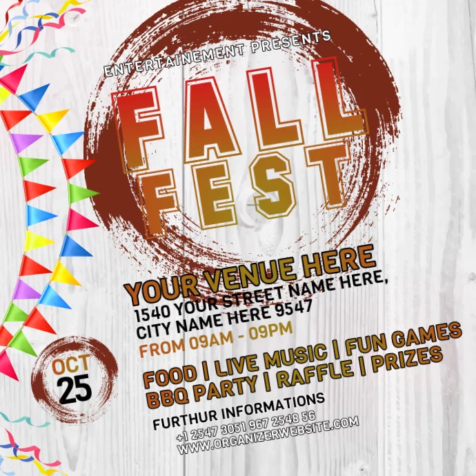 Fall Festival Template | PosterMyWall