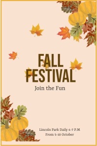 Fall Festival Template PosterMyWall