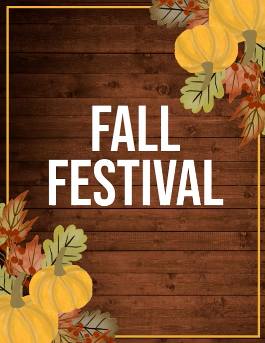 Fall Fest Header Fall festival Template | PosterMyWall