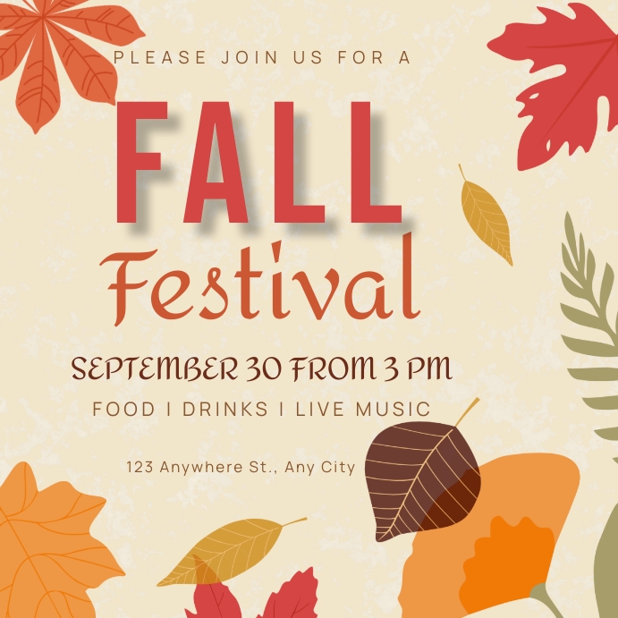 Fall Festival Template | PosterMyWall