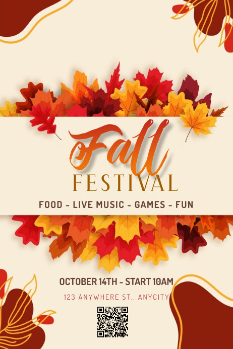 Fall Festival Template | PosterMyWall