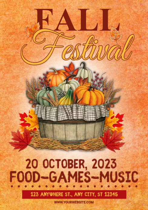 Fall Festival Flyer Template | PosterMyWall