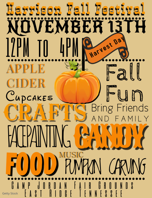 Fall Festival Template PosterMyWall