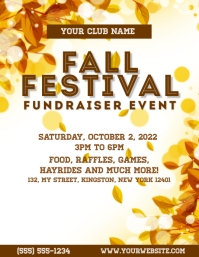Fall Raffle Poster Fall Festival Fundraiser Event Instagram Stor Template | PosterMyWall