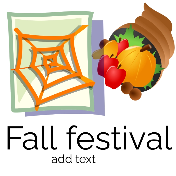 Copy of Fall festival logo template. | PosterMyWall