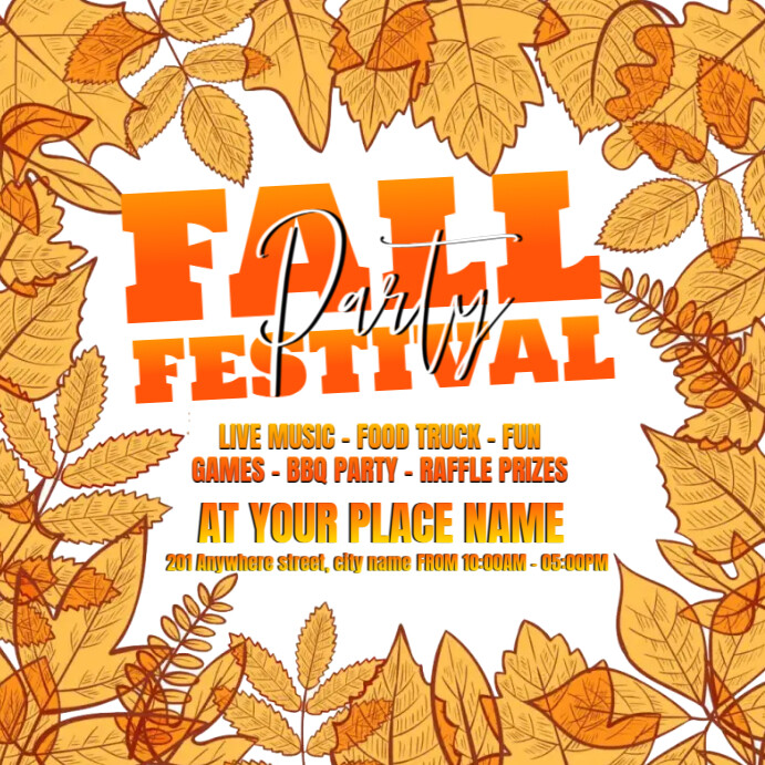 Fall Festival Template | PosterMyWall