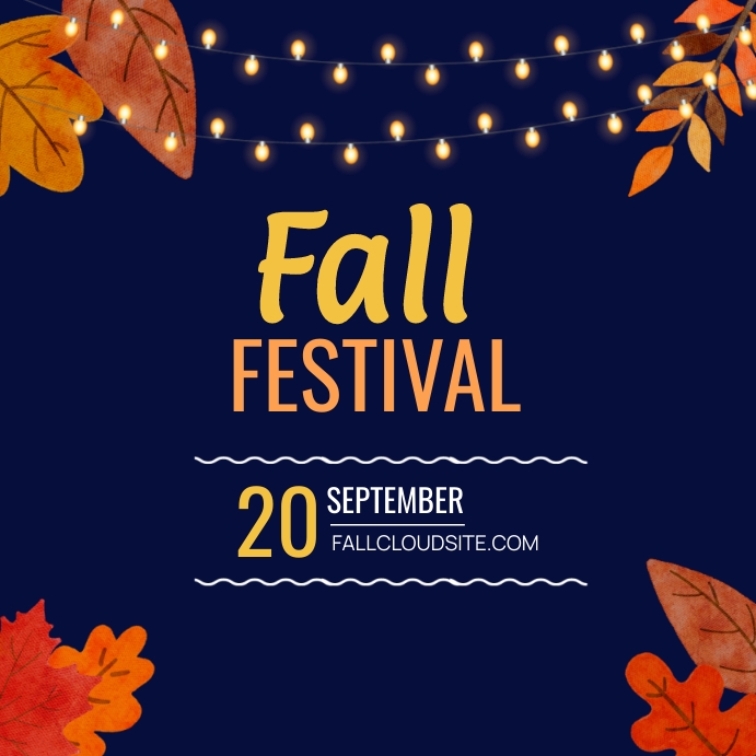 Fall Fest Header Fall festival template | PosterMyWall