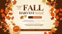 Fall Festival Twitter Post template