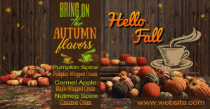 Fall Flavos ภาพที่แชร์บน Facebook template