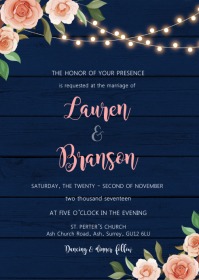 Customize 4 230 Wedding Invitation Templates Postermywall
