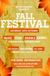 fall flyer Template | PosterMyWall