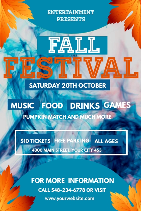 fall flyer Template | PosterMyWall