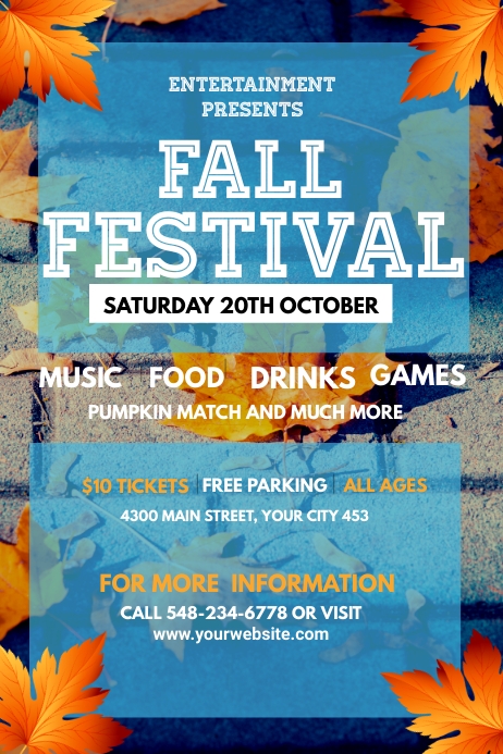 fall flyer Template | PosterMyWall
