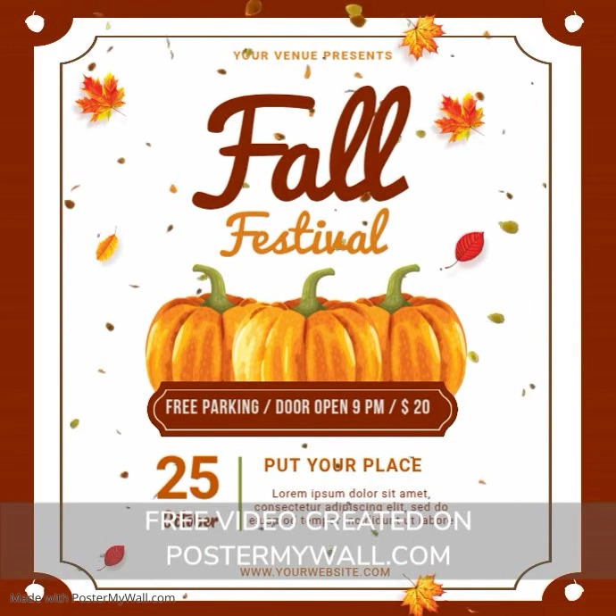 Copy of fall flyer | PosterMyWall